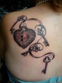 The brothers make up through their mother who is full of stories of her past. Locket and keys back tattoo - | TattooMagz › Tattoo ...