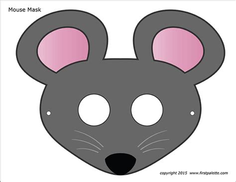 Mouse Masks Free Printable Templates And Coloring Pages Firstpalette