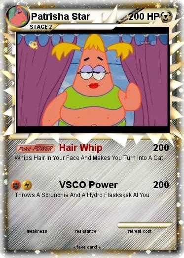 Pokémon Patrisha Star Hair Whip My Pokemon Card