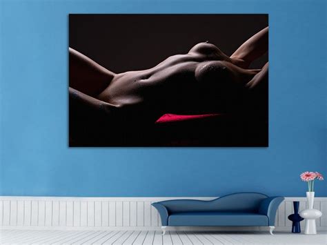 Erotic Art Nudity Modern Home Artwork Nude Canvas Art Etsy