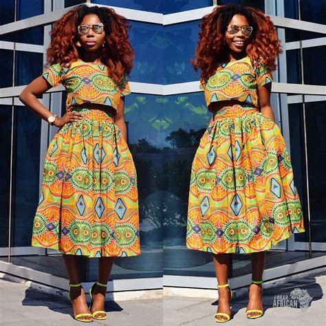Two Piece Ankara Styles African Fashion Shweshwe Dresses