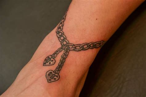 Ankle Bracelet Tattoos Designs Ideas And Meaning