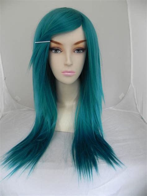 Teal Wigs Hairturners