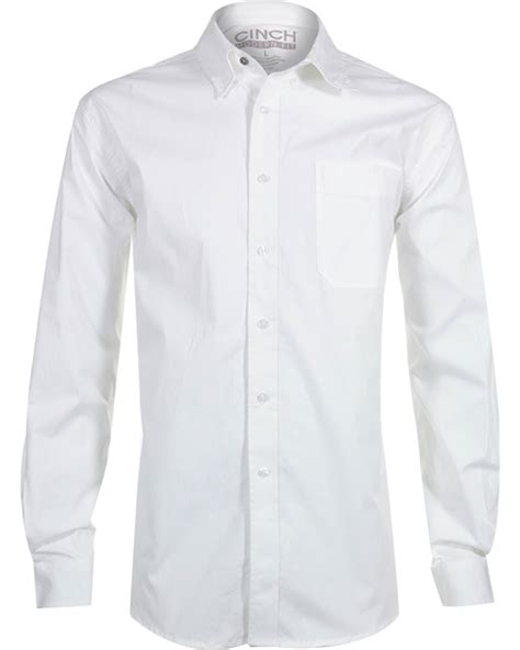 Free shipping to any zumiez store. Cinch Men's White Modern Fit Long Sleeve Western Shirt ...