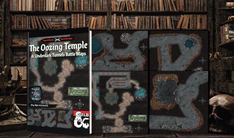 Out Of The Abyss Maps The Oozing Temple And Underdark Tunnels Boardgamer