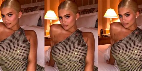 Kylie Jenner Celebrates 21st Birthday In Vegas Kylie Jenner Gold