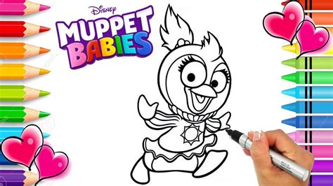 Search through 623,989 free printable colorings. Summer Penguin Disney Muppet Babies Coloring Page | Muppet ...