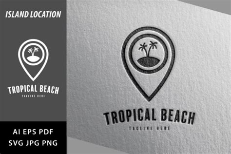Beach Point Logo Graphic By Sabavector · Creative Fabrica