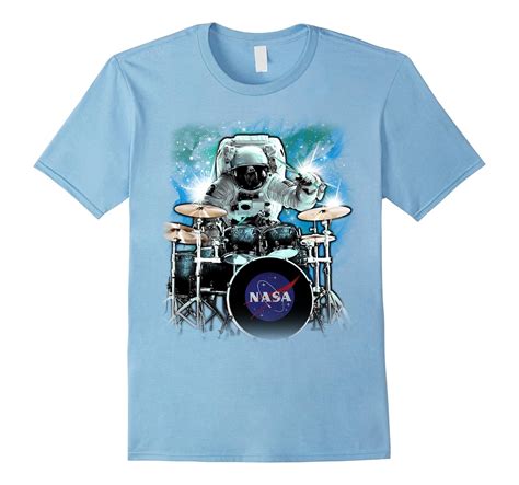 Nasa Space Drum Playing Astronaut Graphic T Shirt C Art Artvinatee