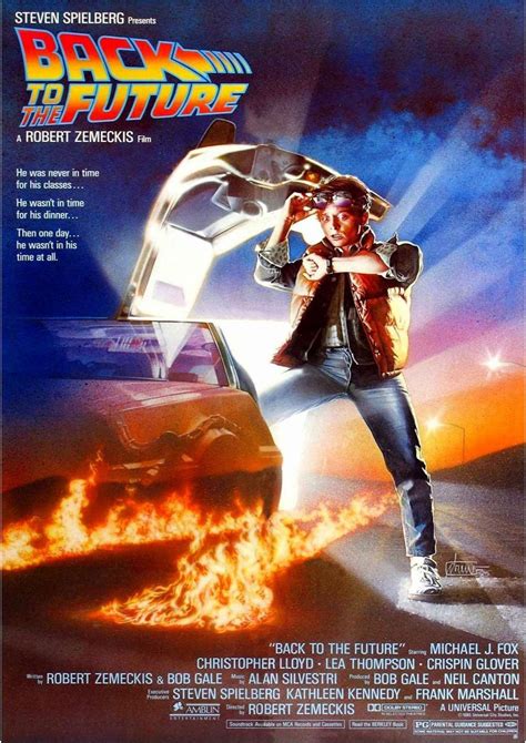 Back To The Future Movie Poster Canvas Wall Art Print John Sneaker