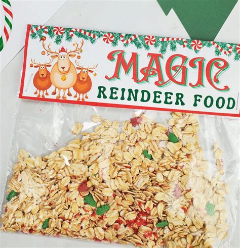 Free Reindeer Food Printable With Poem And Recipe Leap Of Faith
