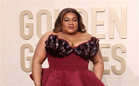 The Holdovers Star DaVine Joy Randolph Matches The Red Carpet At Golden Globes