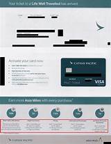 American Express Cathay Pacific Credit Card Images