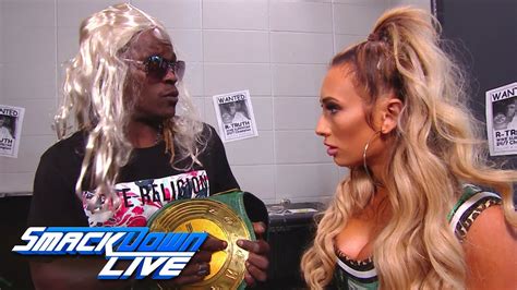 R Truth Needs Carmellas Help To Keep His 247 Championship Smackdown Live May 21 2019 Youtube
