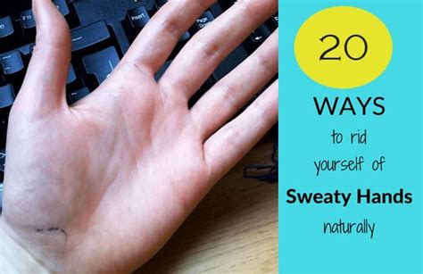 Hand sweating is a normal process that occurs in the body to lubricate and cool the skin. 20 Easy Home Remedies to Get Rid of Sweaty Hands and Feet ...