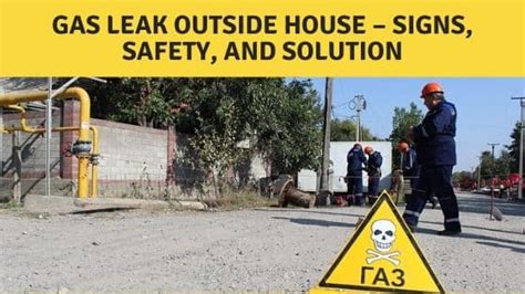 Find the early hidden trouble or the position where a malfunction exists. GAS LEAK OUTSIDE HOUSE - Signs, Safety, and Solution in ...