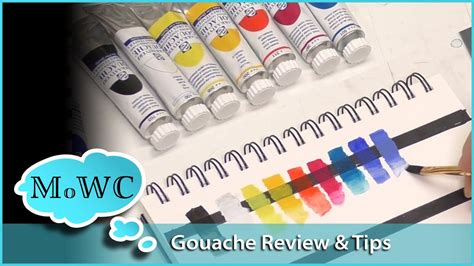 4 Gouache Painting Tips Royal Talens Xf Gouache Review Youtube