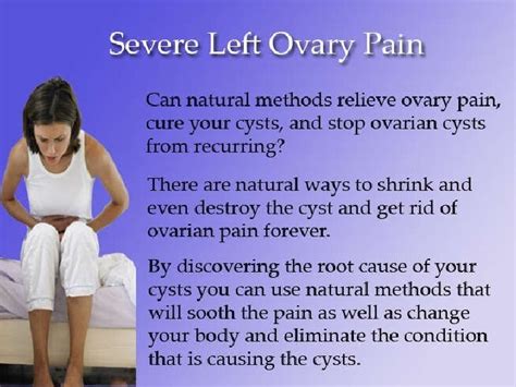 Severe Left Ovary Pain