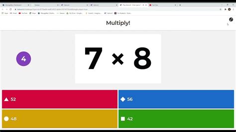 Kahoot Game Math Learning Part 1 Youtube