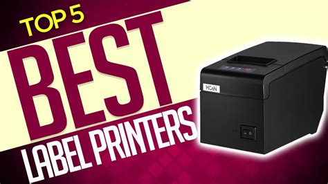 5 Best Label Printers 2020 Buying Guide Youtube