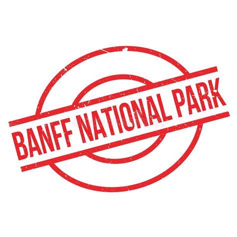 Banff National Park Rubber Stamp Stock Vector Illustration Of Journey