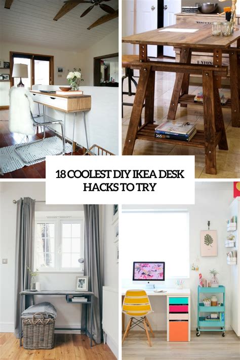 18 Coolest Diy Ikea Desk Hacks To Try Shelterness