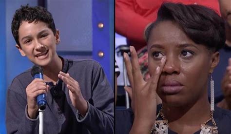Powerful 14 Year Old Royce Mann Brings Audience Members To Tears After