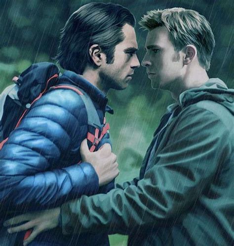 Stucky Camping They Are Seconds Away From Kissing Oh My God Stucky Stucky Fanart Steve