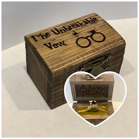 Harry Potter Inspired Ring Box Etsy Uk