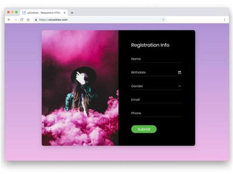 36 Most Beautiful Css Forms Designed By Top Designers In 2021 Riset