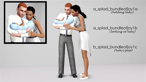 Mod The Sims Bundle Of Joy Parentinfant Poses