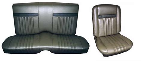 Seat Upholstery 1968 Cougar Seat Cover Frontrear Set