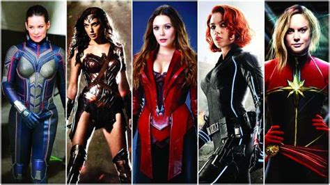from wonder woman to the wasp how female superheroes pack a punch