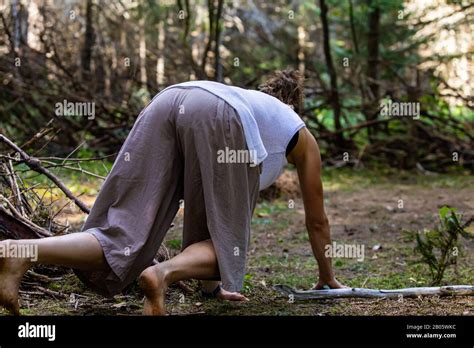 Woman On All Fours From Behind Hi Res Stock Photography And Images Alamy