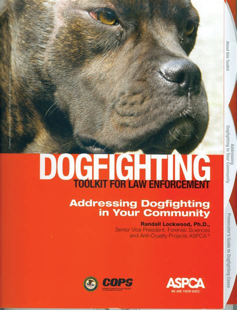Dogfighting Toolkit For Law Enforcement From American Society For The