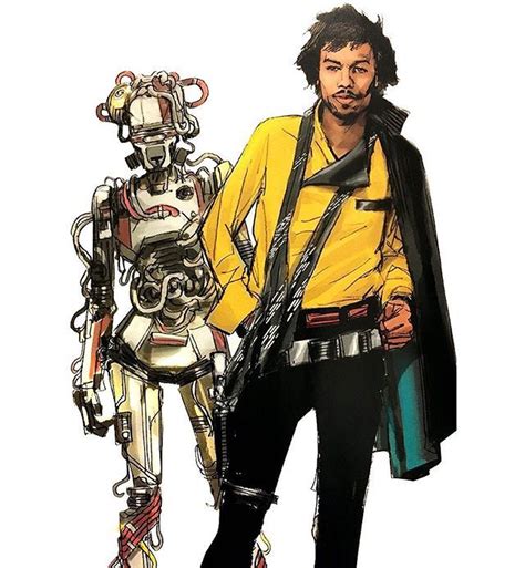Lando And L3 37 Concept Art The Art Of Solo A Star Wars Story