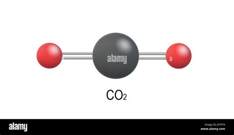 Co2 Carbon Dioxide Molecule Model Stock Vector Image And Art Alamy
