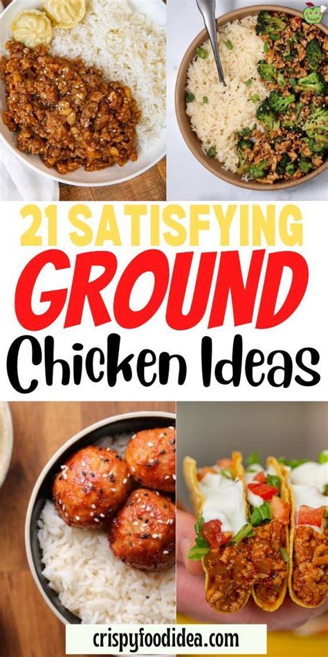 21 Delicious Ground Chicken Recipes That You Need To Try Ground