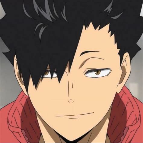 An Anime Character With Black Hair Wearing A Red Jacket And Looking To