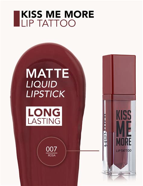 Kiss Me More Lip Tattoo 007 Rosa Flormar