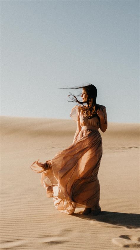 Desert Inspired Portrait At Silver Lake Sand Dunes Desert Photoshoot