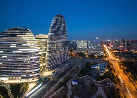Zaha Hadid Completes Wangjing Soho Towers In Beijing Zaha Hadid Zaha