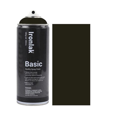 Gloss Black Aerosol Spray Paint In Acrylic Matt Finish 40ml Can