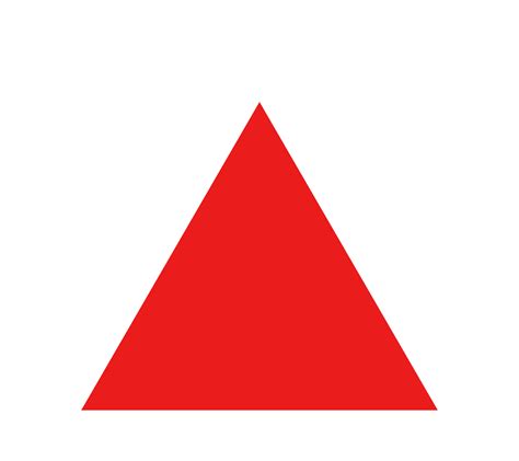 Triangular Clipart Red Triangle Triangular Red Triangle Transparent