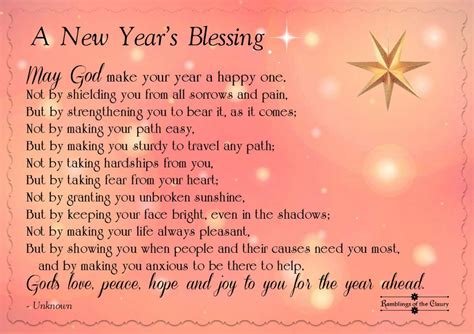 A Blessing For The New Year New Years Prayer New Year Prayer Quote Quotes About New Year