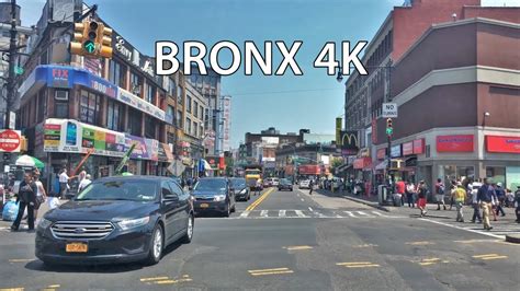 Driving Downtown Bronx 4k New York City Usa Youtube