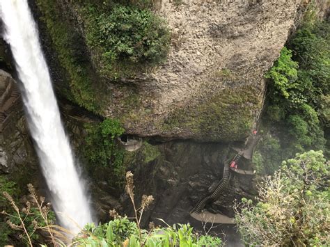 Pailon Del Diablo Waterfall In Rio Verde