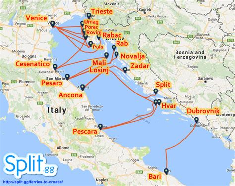 Direct flights from scandinavia to croatia (and vice versa) announced. Italy to Croatia Ferries - Ferry Companies and Routes ...