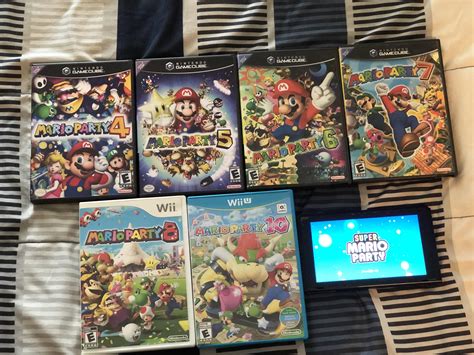 Just Finished Collecting All Of The Gamecube Mario Party Games Wanted