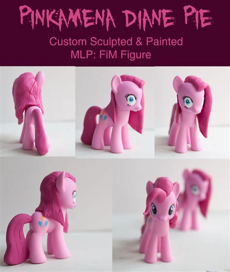 Mlp Fim Custom Sculpt Pinkamena Crazy Pinkie By Alltheapples On